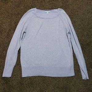 GUC, New York and Company shimmery purple sweater